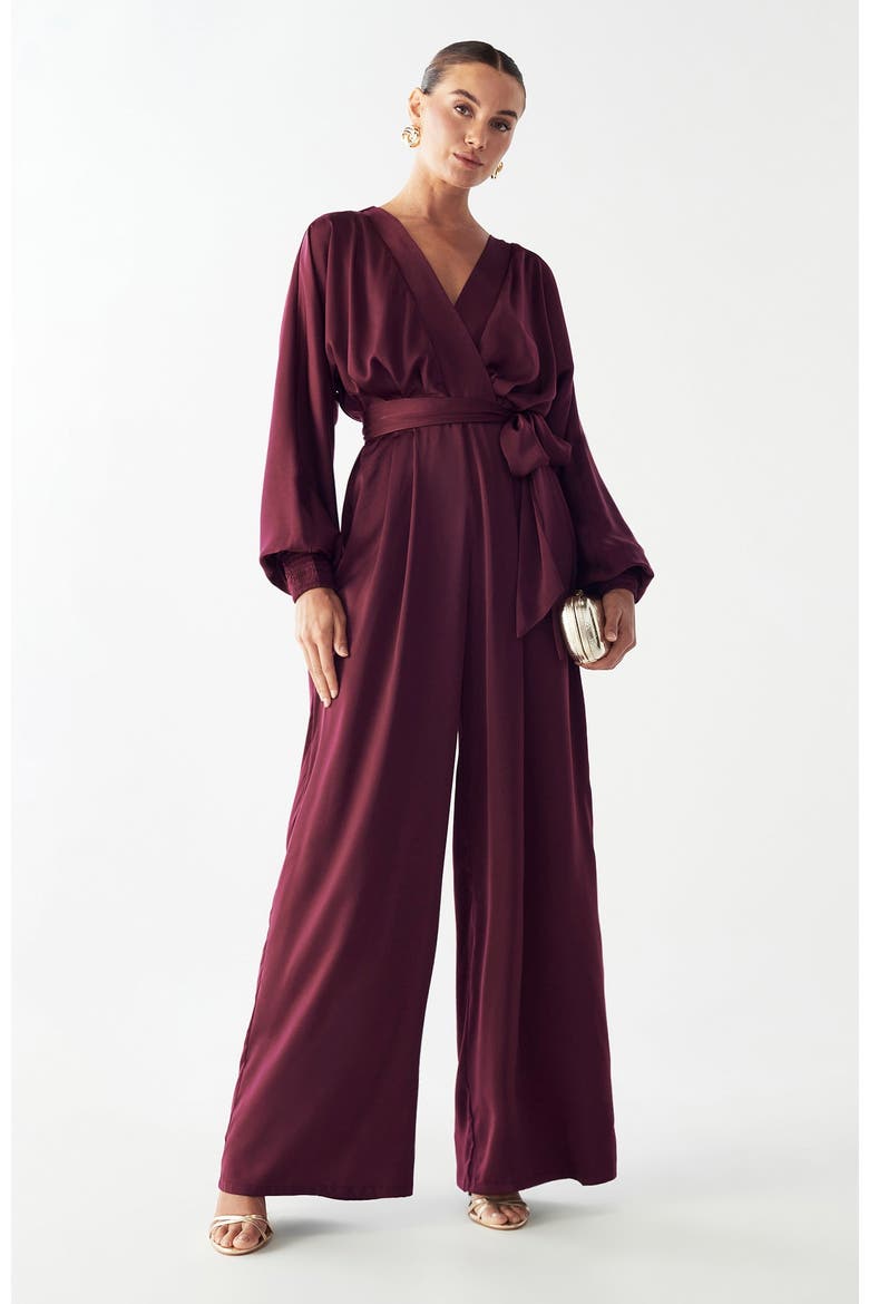 Salem Jumpsuit, Alternate, color, Wine
