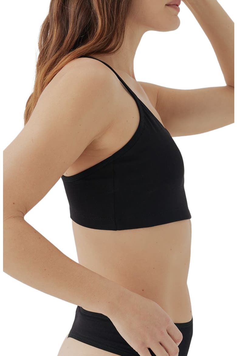 Everyday Strappy Scoop Bralette, Alternate, color, Black