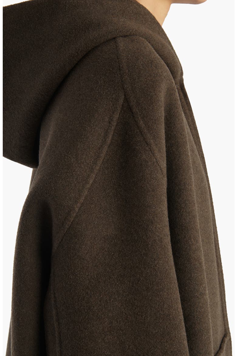 Dolem Double Face Wool Full Zip Hoodie, Alternate, color, ARMY MELANGE