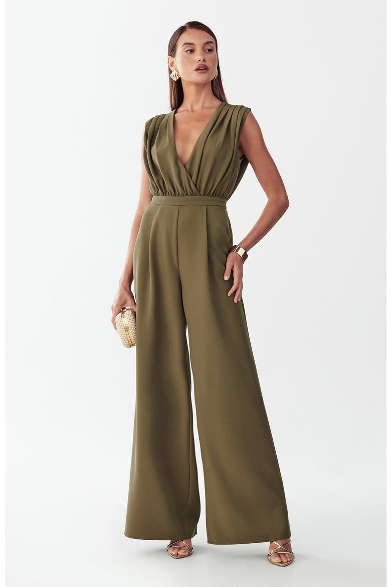 Elan Jumpsuit, Alternate, color, Olive