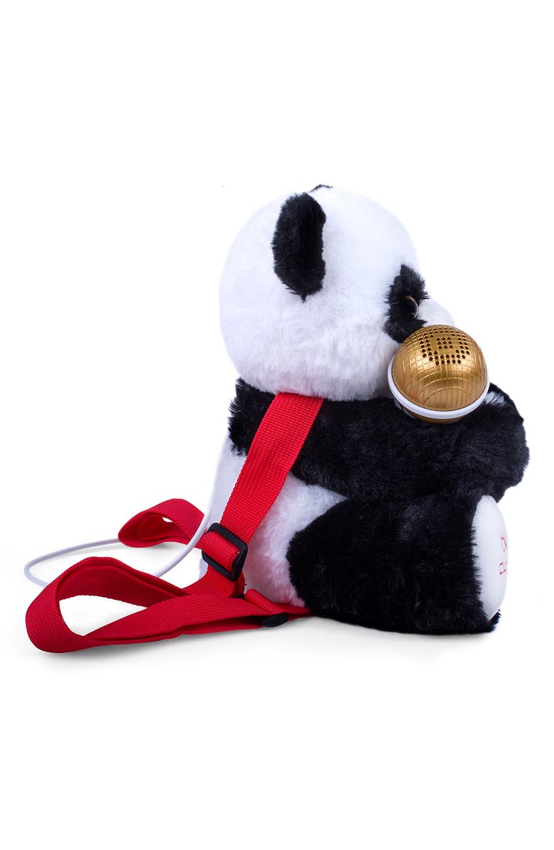Singing Machine Plush Panda Bear Toy with Sing Along Microphone, Alternate, color, 
