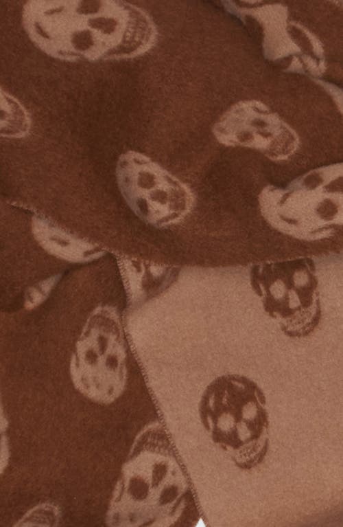 Alexander Mcqueen Scarfs In Brown