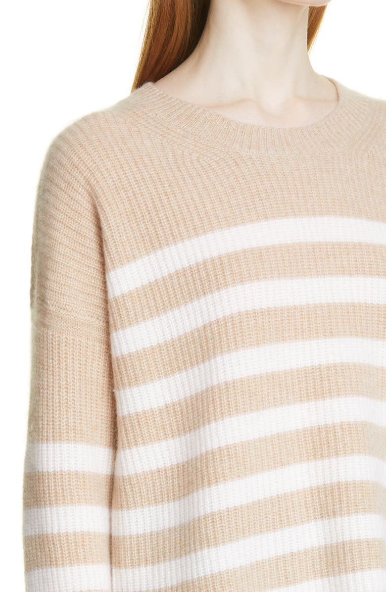 La Ligne Stripe Cashmere Sweater, Alternate, color, 