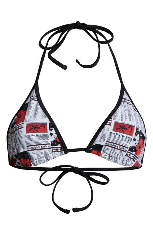 PACSUN PACSUN CORINNE TRIANGLE BIKINI TOP