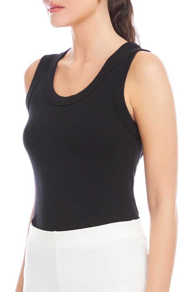 FIFTEEN TWENTY Scoop Neck Tank, Alternate, color, Black