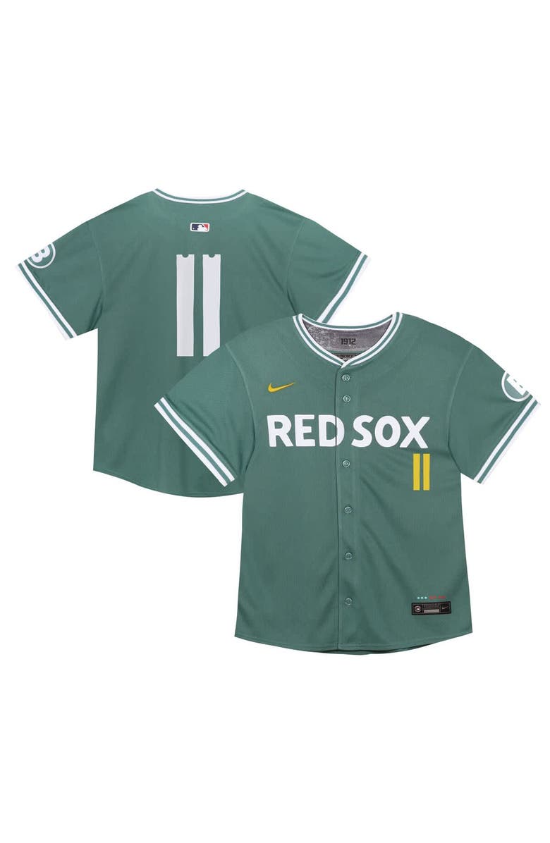Nike Toddler Nike Rafael Devers Green Boston Red Sox 2025 City Connect Limited Jersey, Main, color, 