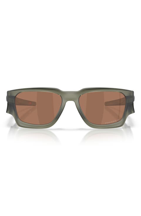 Instagator 58mm Polarized Rectangular Sunglasses