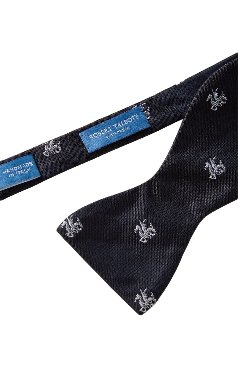 Robert Talbott Bond Self-Tie Dragon Bow Tie, Alternate, color, Navy