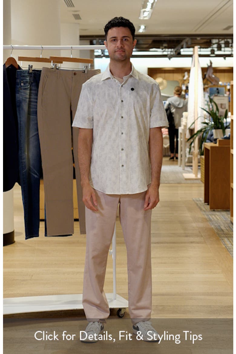 Miles OoohCotton® Printed Short Sleeve Button-Up Shirt video