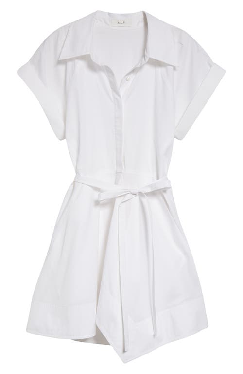 A.l.c . Julie Cotton Mini Shirtdress