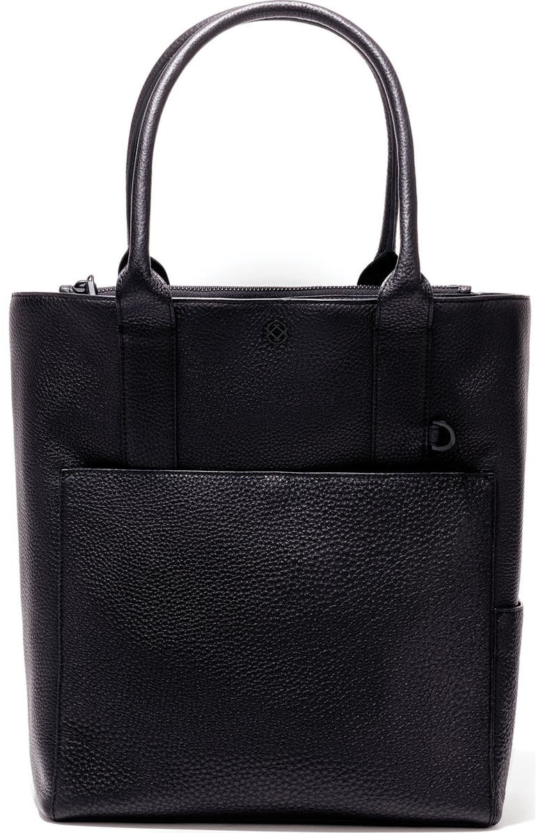 Dagne Dover Charlie Leather Tote, Main, color,