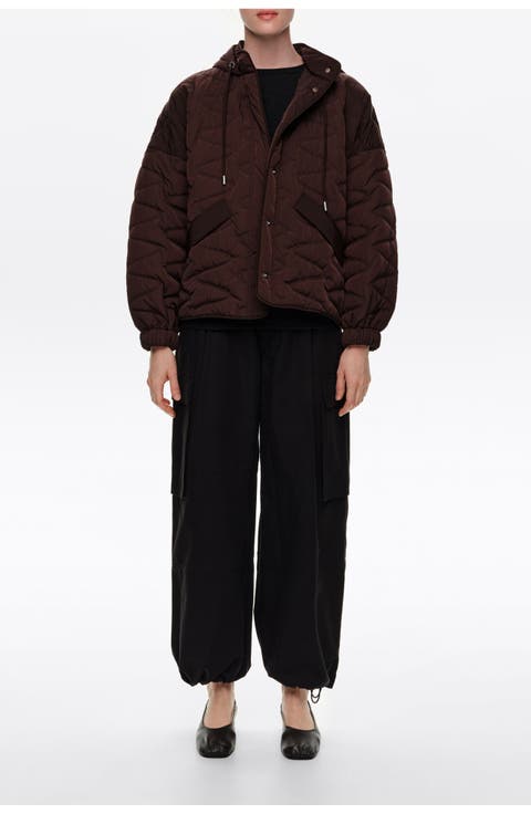 Short Padded A-line Trench