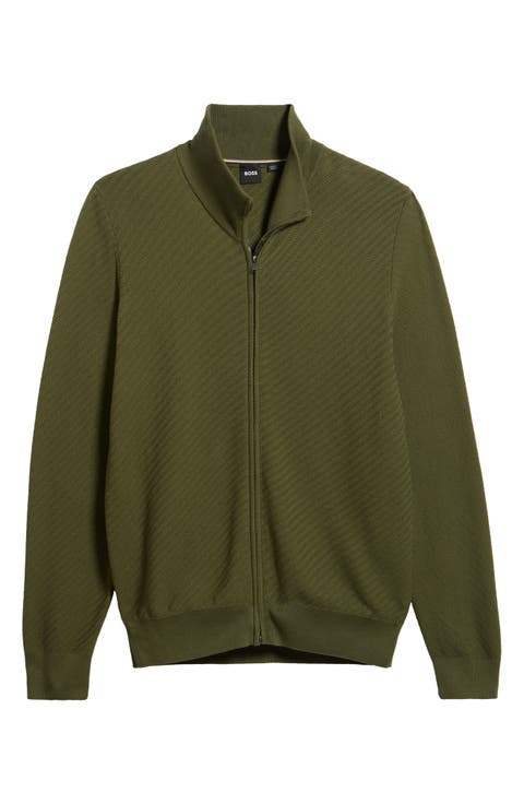 Loretti Full Zip Cotton Cardigan