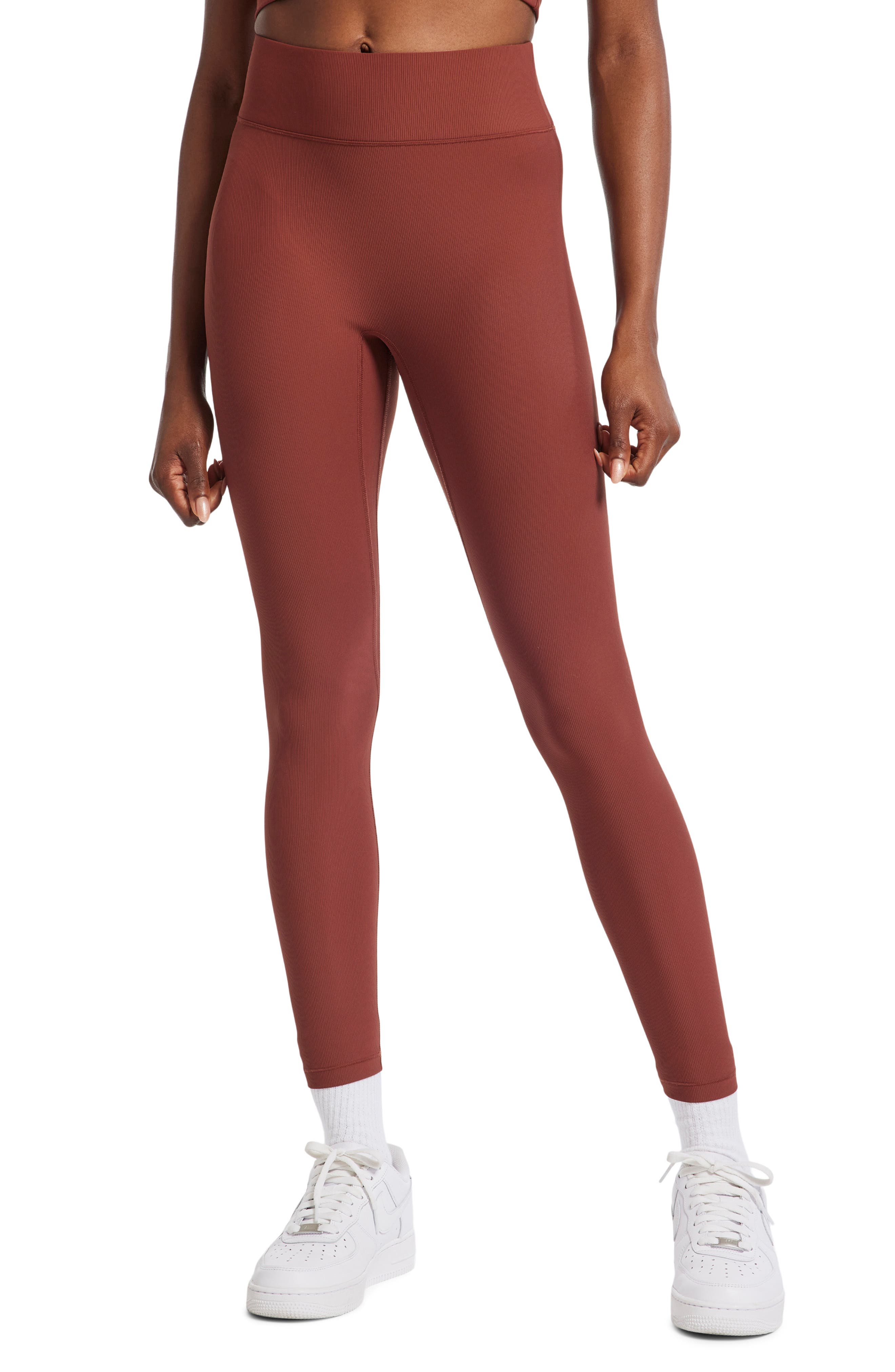 BANDIER Center Stage High Waist Rib Leggings