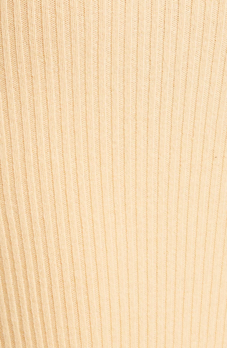 LAPOINTE Cashmere Ribbed Tube Midi Dress, Alternate, color, 