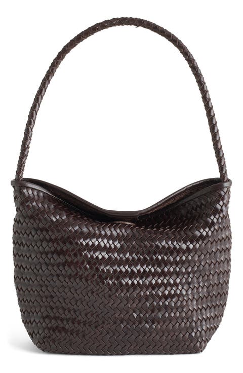 The Handwoven Leather Shoulder Bag
