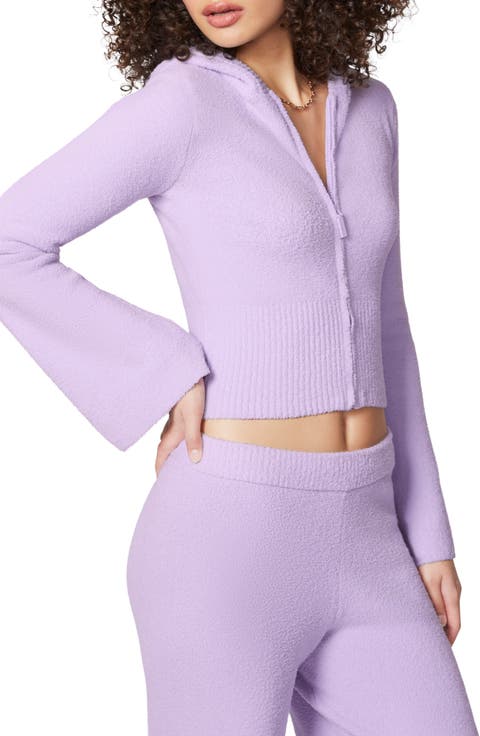 Cozy Crop Zip Sweater Hoodie