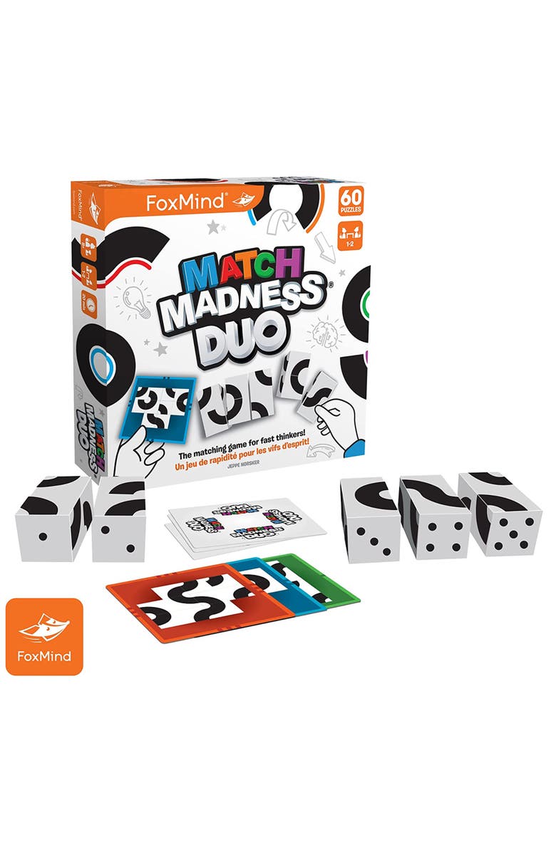 FoxMind Match Madness Duo Matching Game, Ages 8+, Alternate, color,