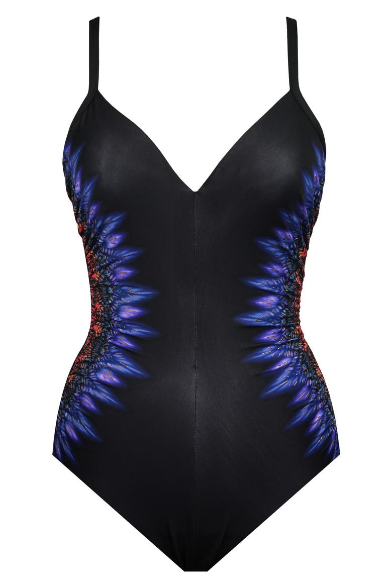 Tramonto Belle Temptation One-Piece Swimsuit, Alternate, color, BNZ