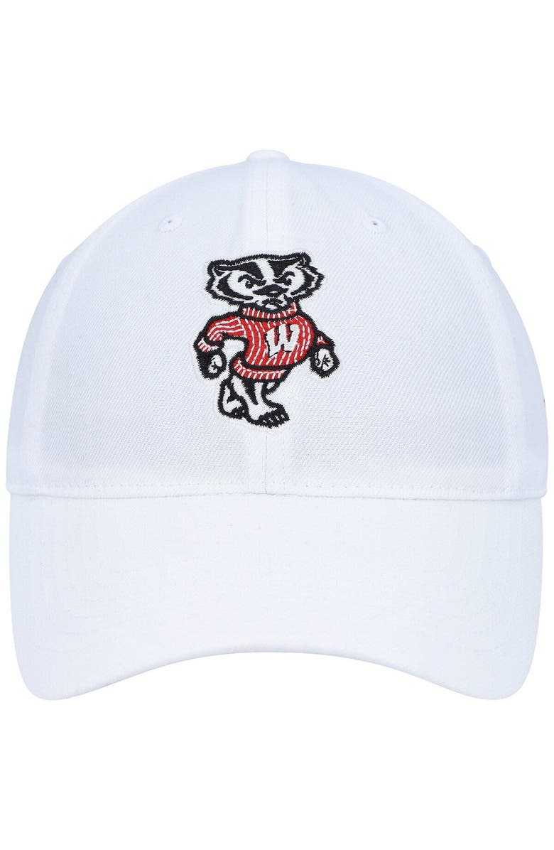 Under Armour Men's Under Armour White Wisconsin Badgers Classic Adjustable Hat, Alternate, color,