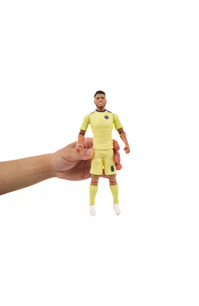 Banbo Toys SOCKERS Club América Jonathan Dos Santos 8" Collectible Soccer Action Figure, Alternate, color, Yellow