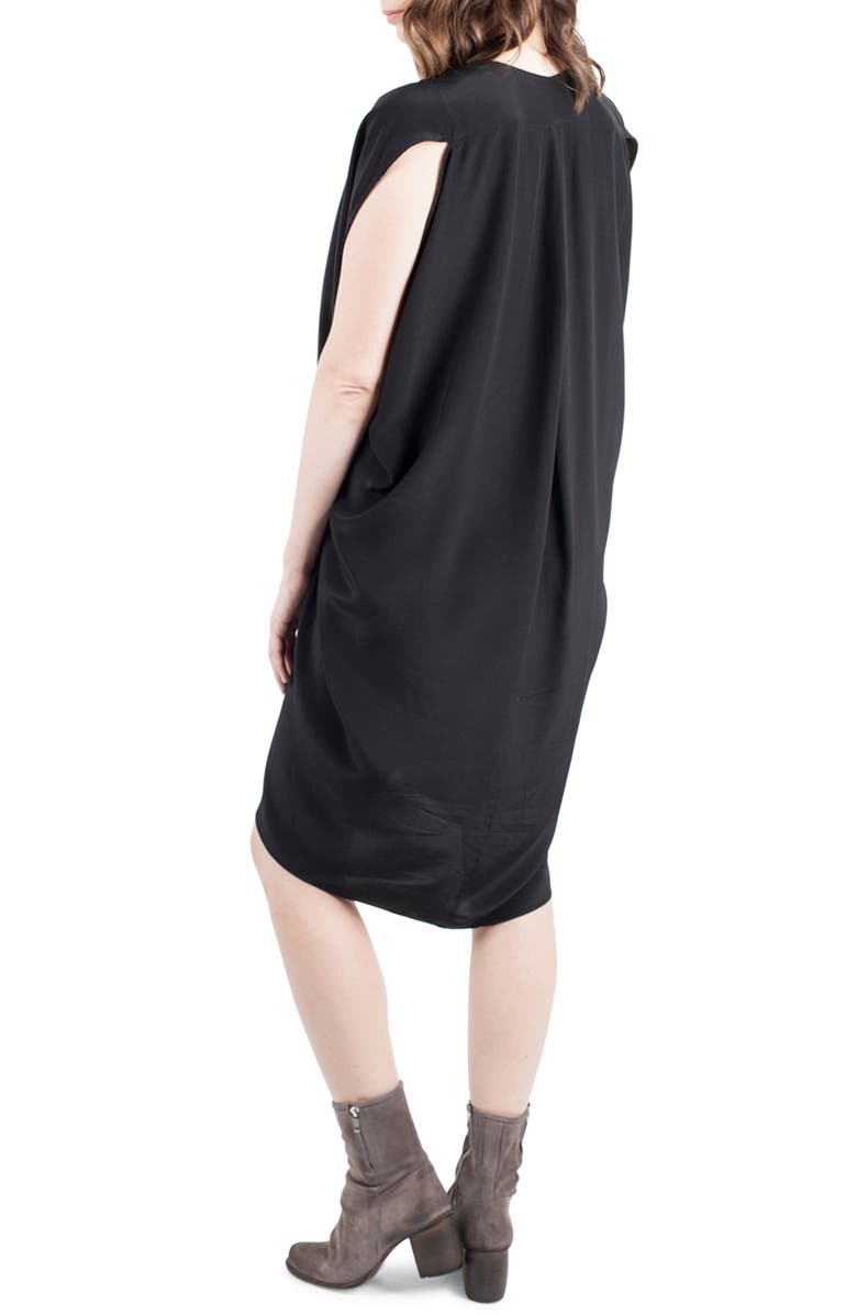 Kinwolfe Silk Maternity/Nursing Dress, Alternate, color, 