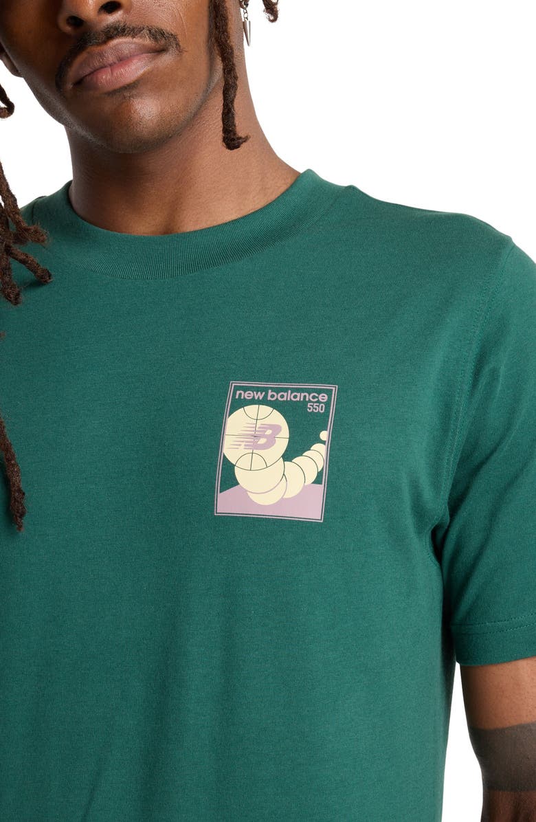 New Balance 550 Cotton Graphic T-Shirt, Alternate, color,