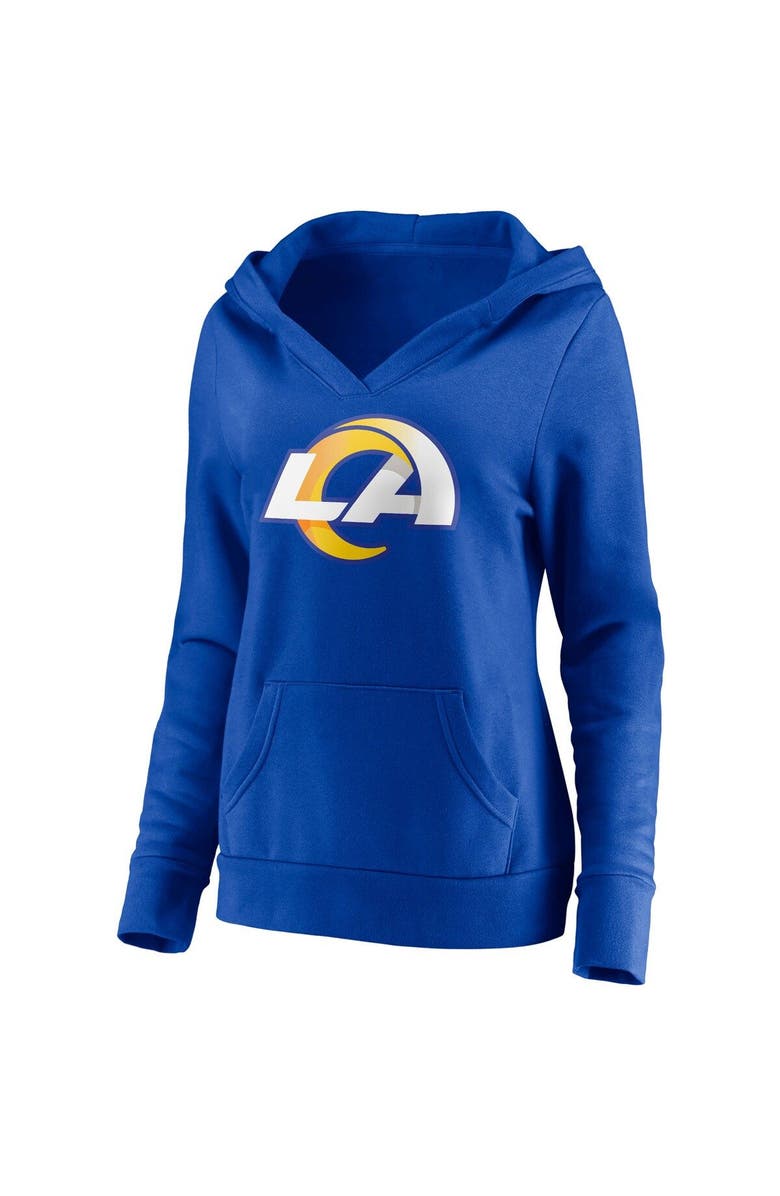 FANATICS Women's Fanatics Branded Matthew Stafford Royal Los Angeles Rams Player Icon Name & Number V-Neck Pullover Hoodie, Alternate, color, Royal