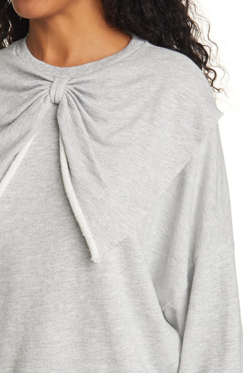 THE GREAT. The Bow Sweatshirt, Alternate, color, 