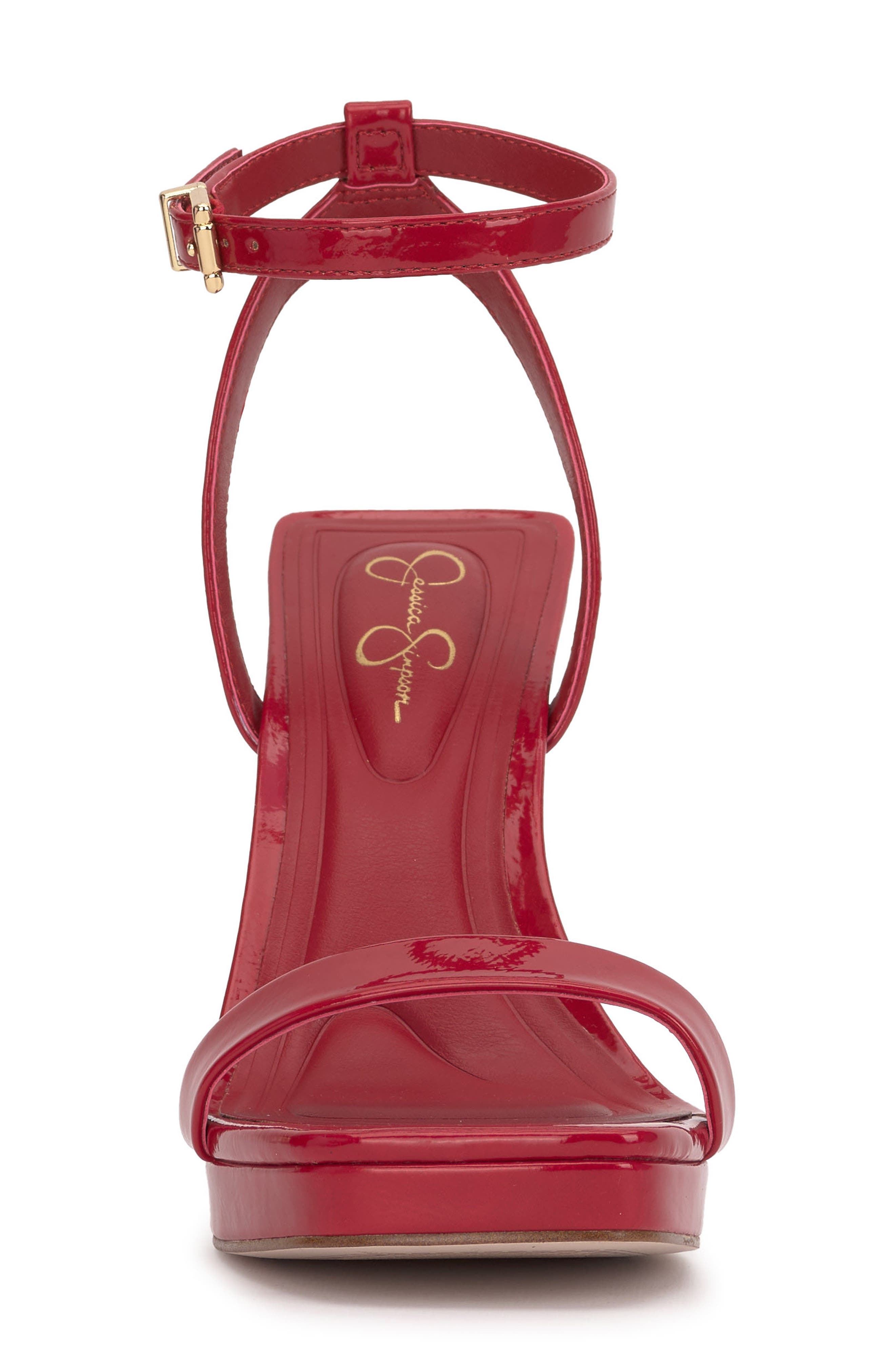 Adonia Ankle Strap Platform Sandal, Alternate, color, RED MUSE