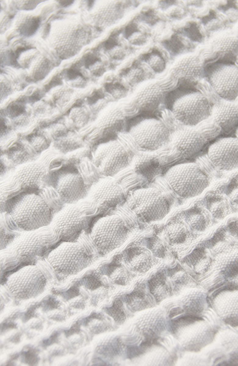 Woven & Weft Reversible Honeycomb Waffle Cotton Quilt & Sham Set, Alternate, color, Light Grey