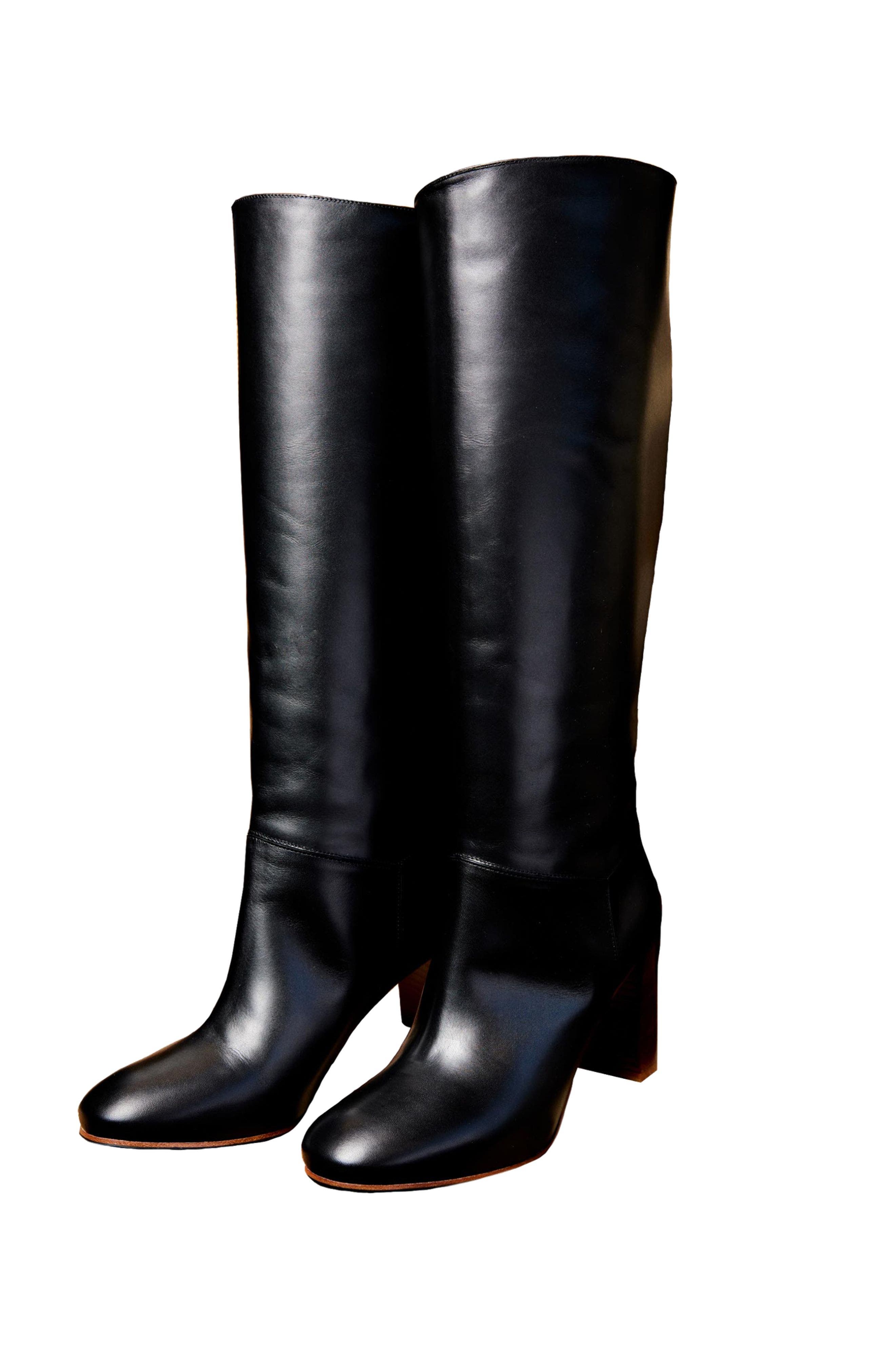 Fortela Elizabeth High Boots, Main, color, Black