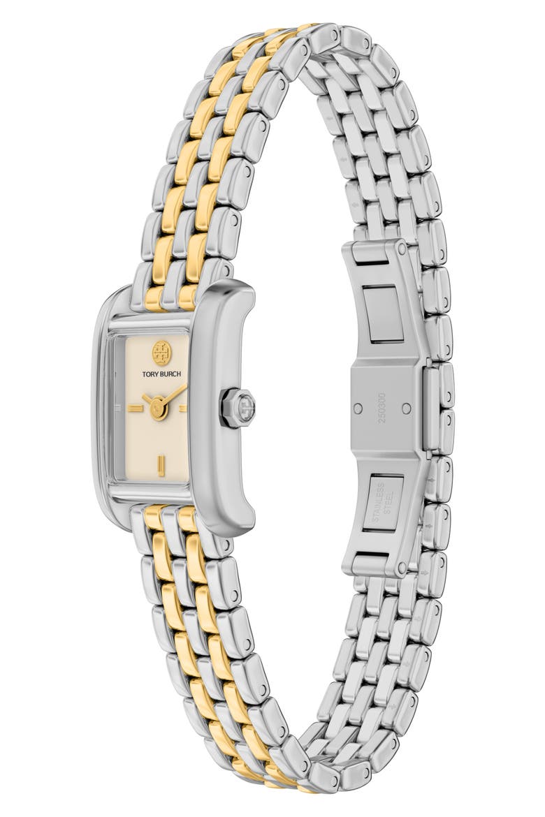 Eleanor Mini Two Tone Bracelet Watch, Alternate, color, TWO TONE