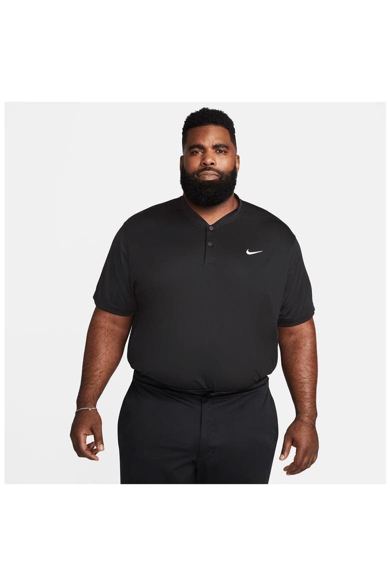 Dri-FIT Victory Blade Collar Polo, Alternate, color, 010 BLACK/WHITE