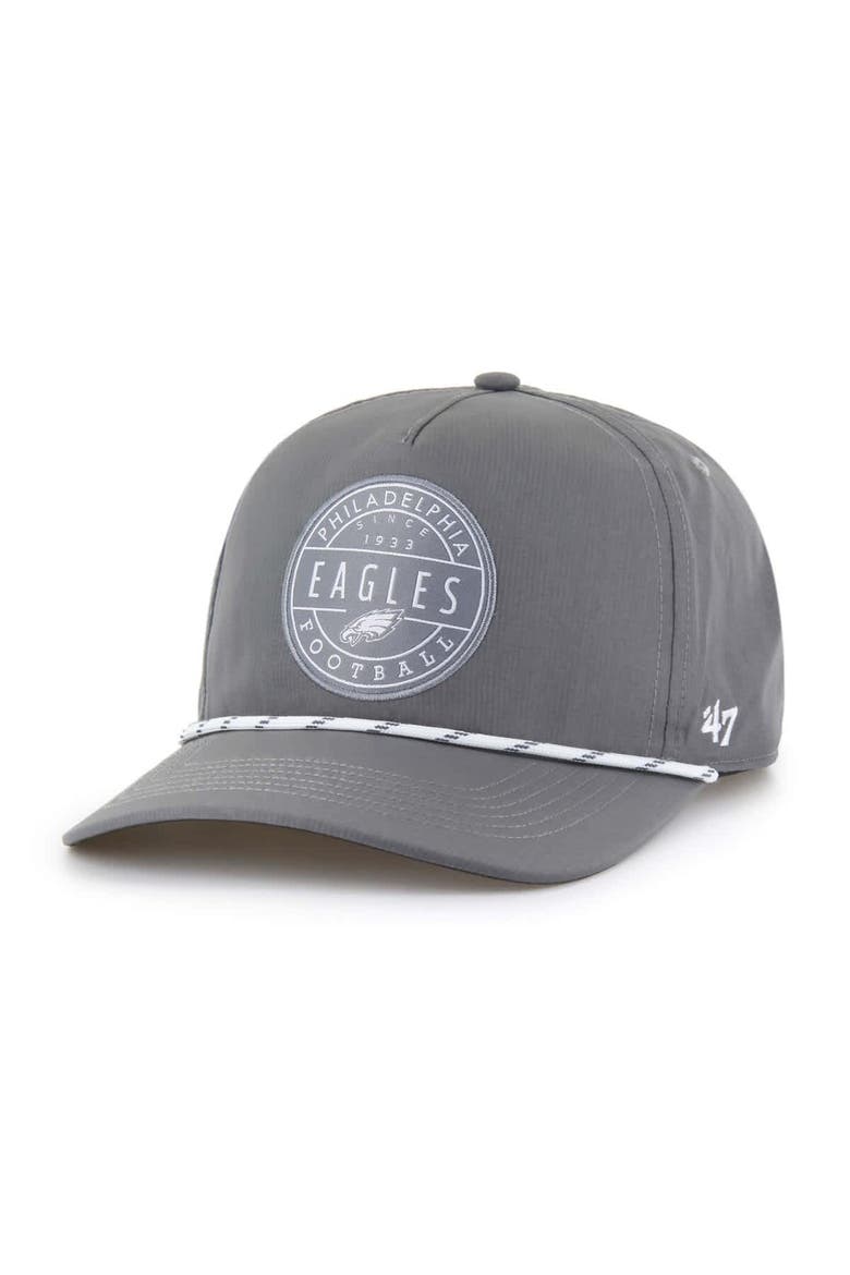 Men's '47  Gray Philadelphia Eagles Suburbia Hitch Adjustable Hat, Main, color, Gray