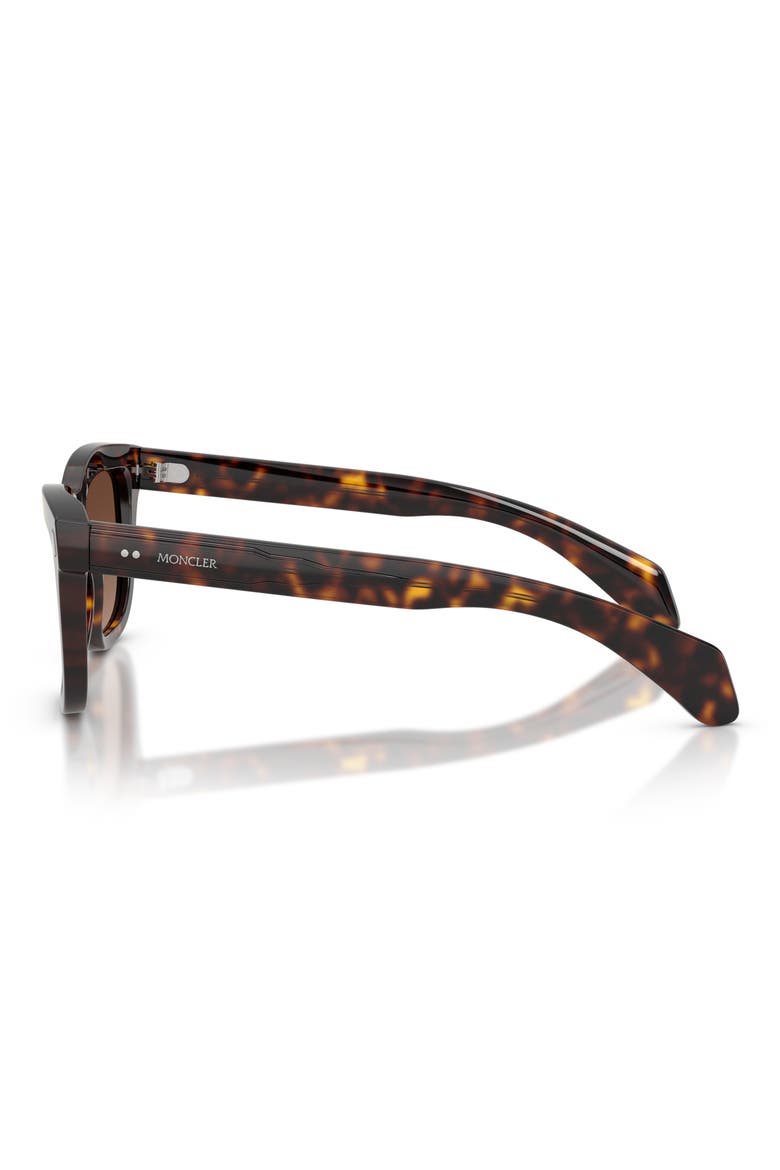 Bronzz 52mm Polarized Gradient Pillow Sunglasses, Alternate, color, HAVANA / POLAR LIGHT BROWN