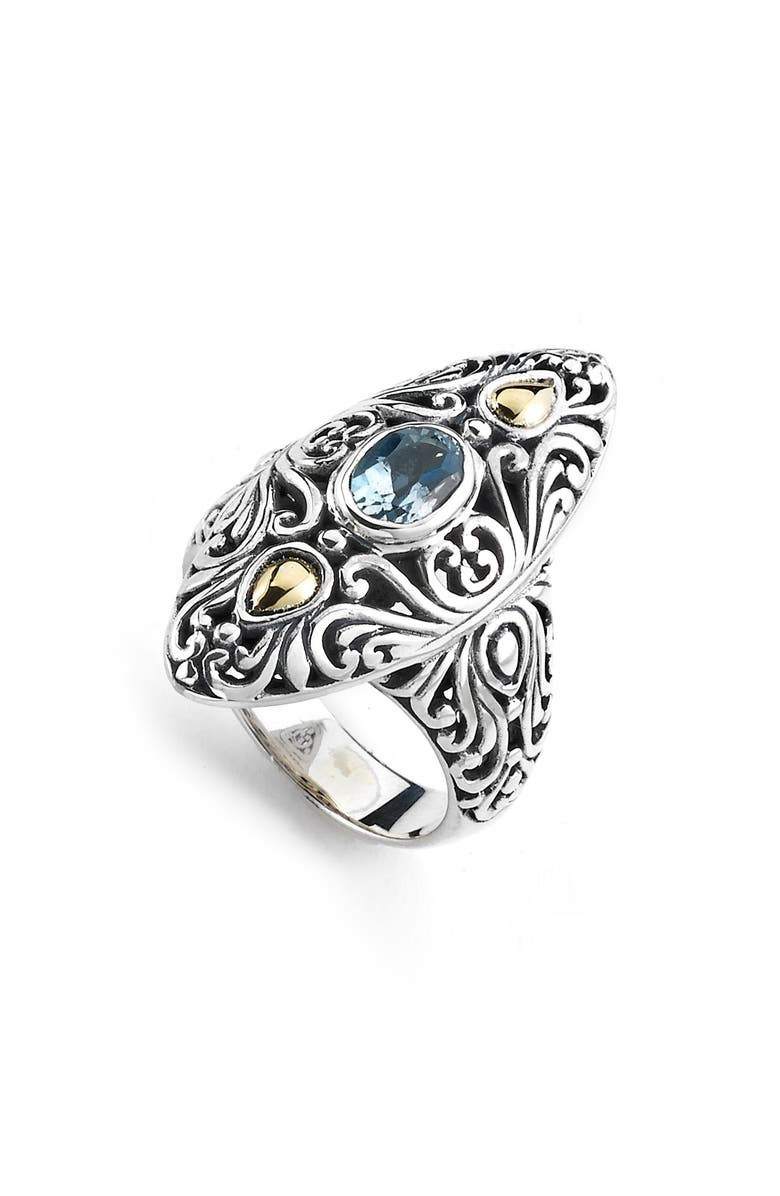 SAMUEL B. Two-Tone Marquis Statement Ring, Main, color, 