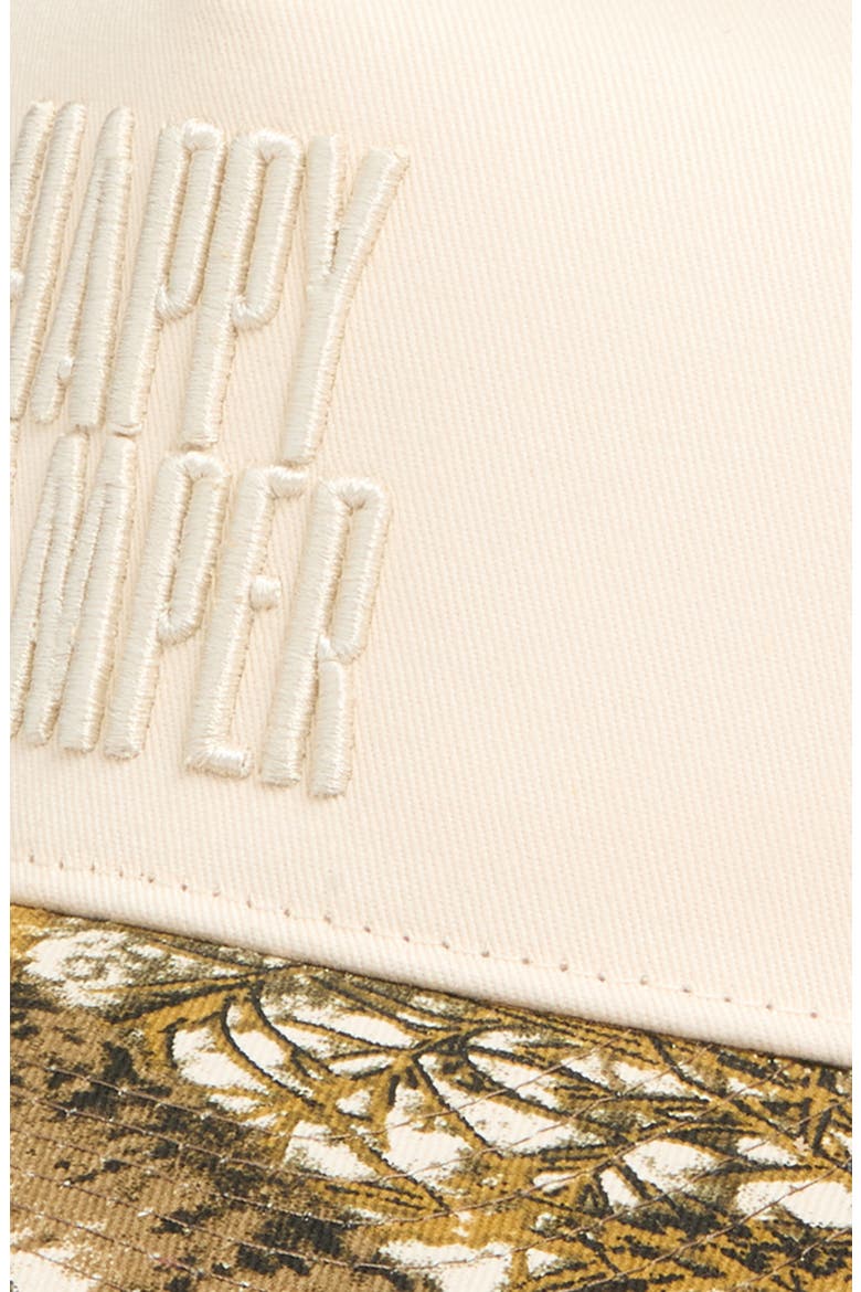 Happy Camper Camouflage Twill Baseball Cap, Alternate, color, CAMO
