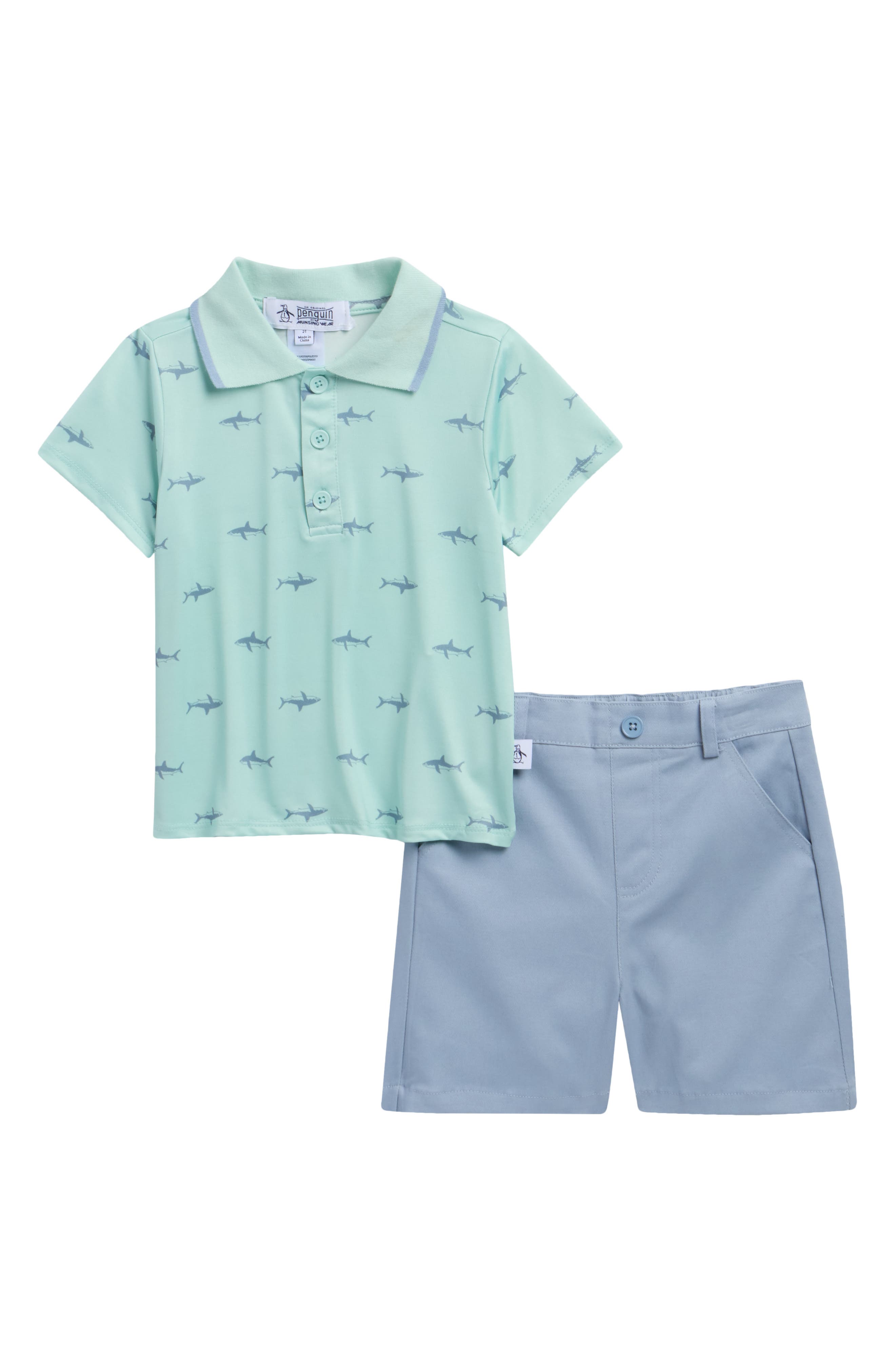 Original Penguin Kids' Polo & Shorts Set