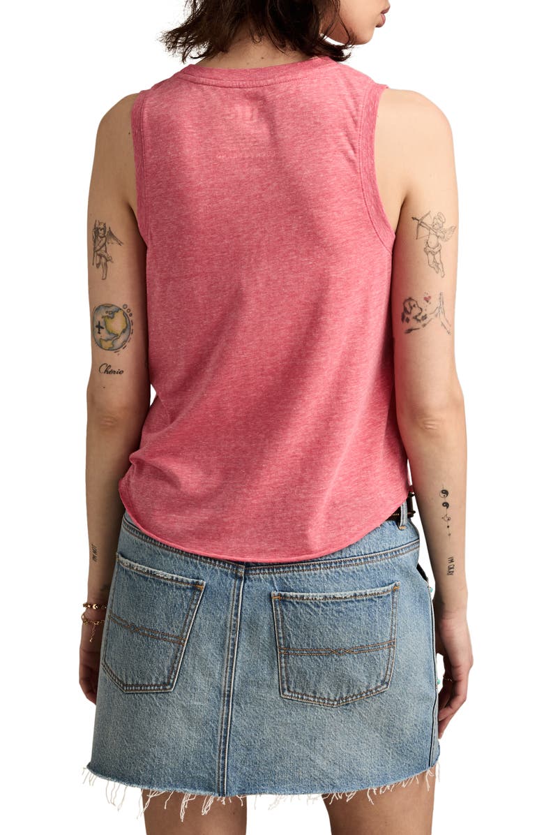 Lucky Brand Miller Lite Floaty Graphic Tank, Alternate, color, Calypso Coral