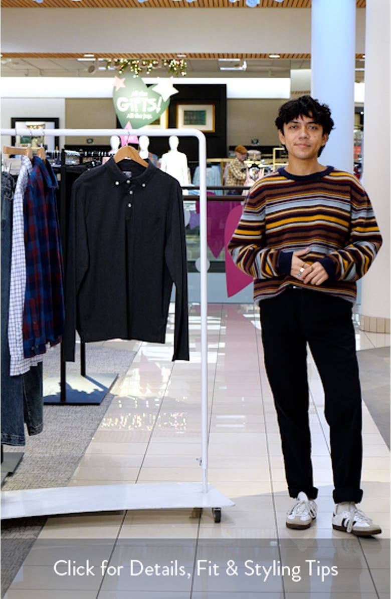 Vargas Long Sleeve Cotton Polo, sales video thumbnail