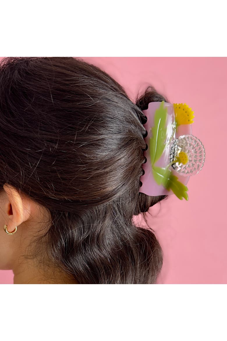 Dandelion Hair Claw, Alternate, color, Pink
