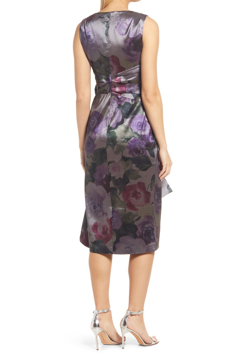 Eliza J Sleeveless Waist Tie Dress, Alternate, color,