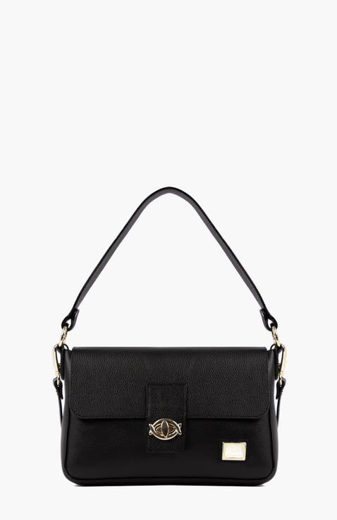 Muse 556 Pebbled Leather Handbag