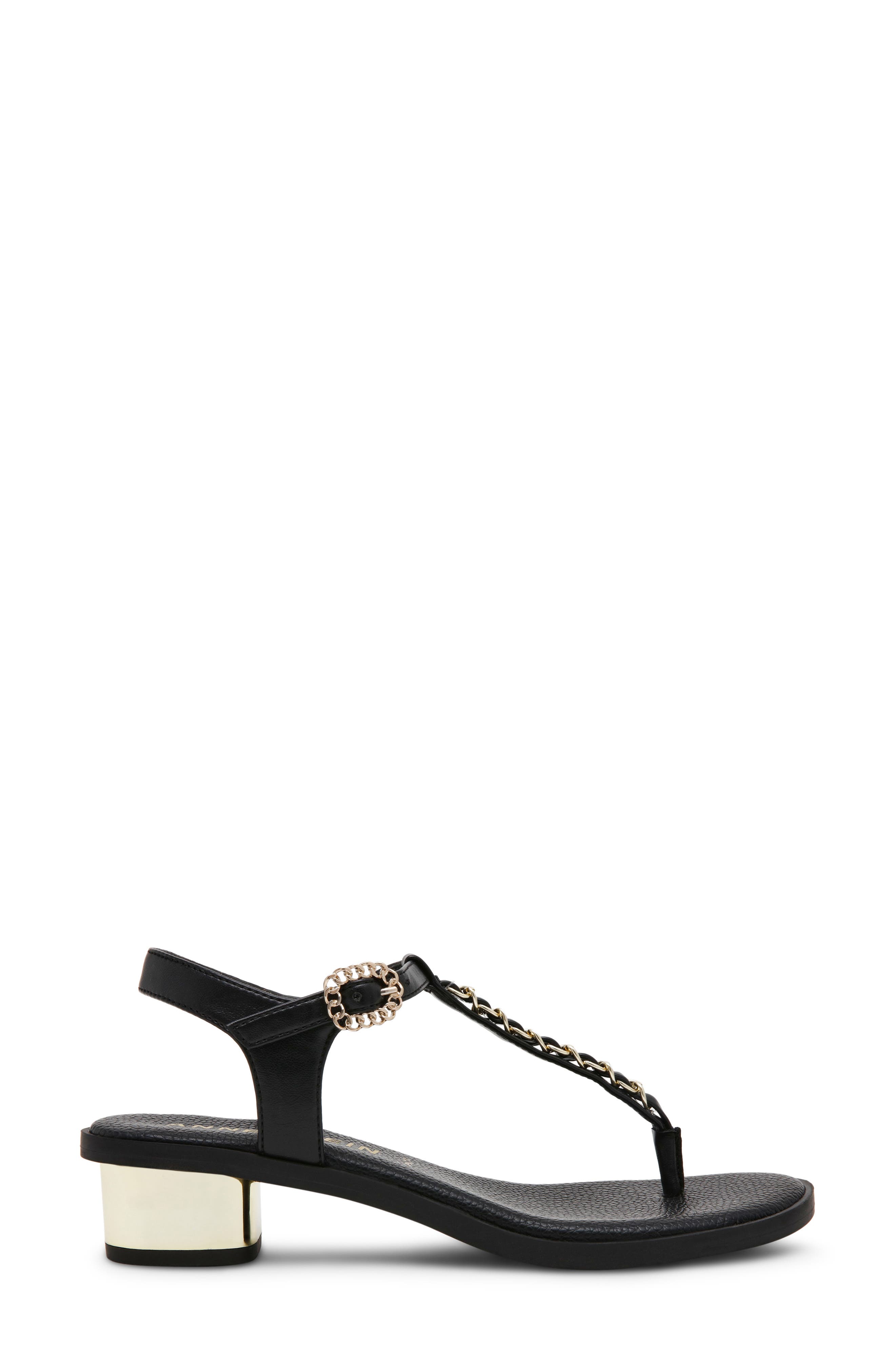 Anne Klein Tessa Ankle Strap Sandal, Alternate, color, 