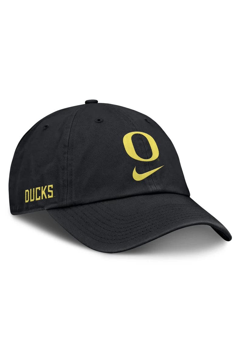 Nike Men's Nike Black Oregon Ducks Primetime Club Adjustable Hat, Main, color, 