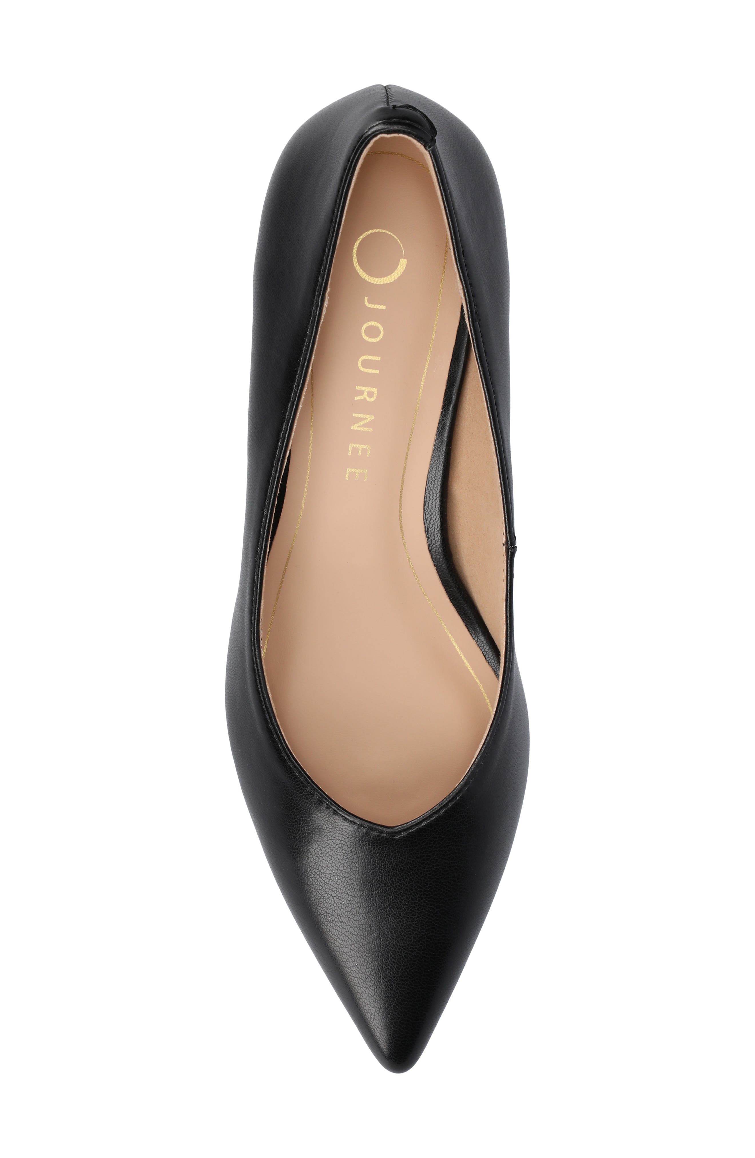 Journee Collection Pammie Pump, Alternate, color, Black