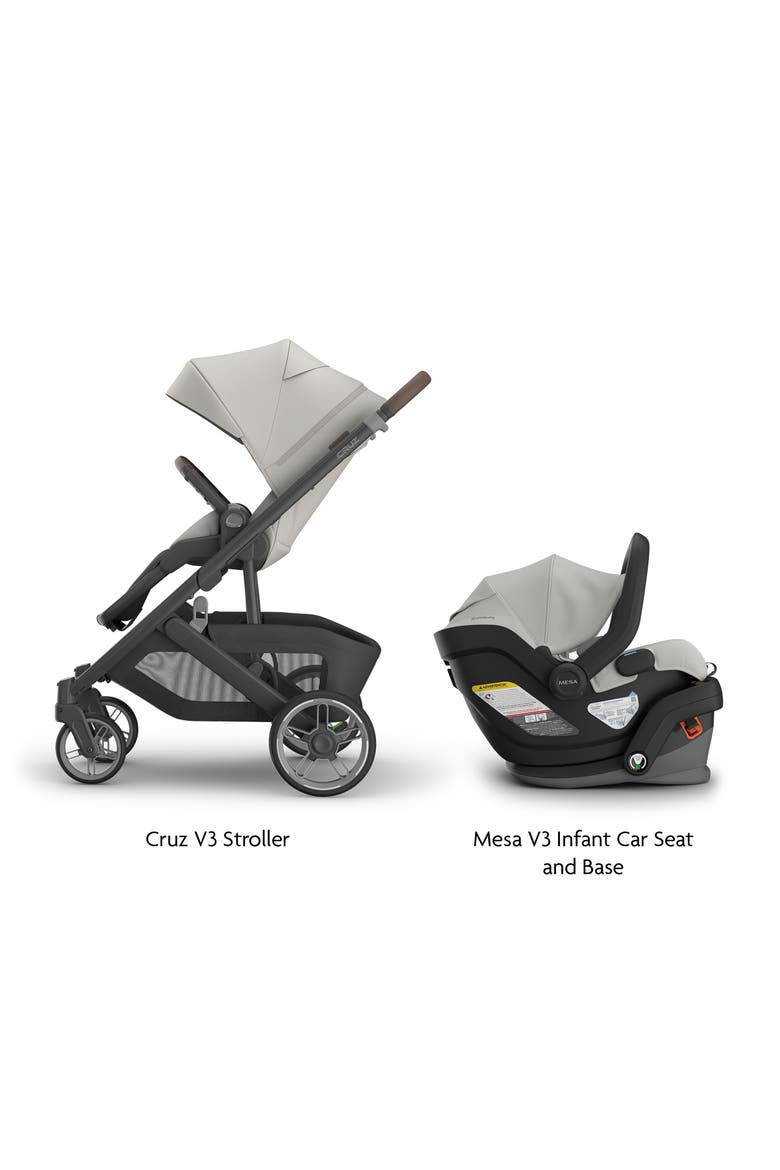 Cruz V3 Stroller & Mesa V3 Infant Car Seat Travel System, Alternate, color, SAVANNAH