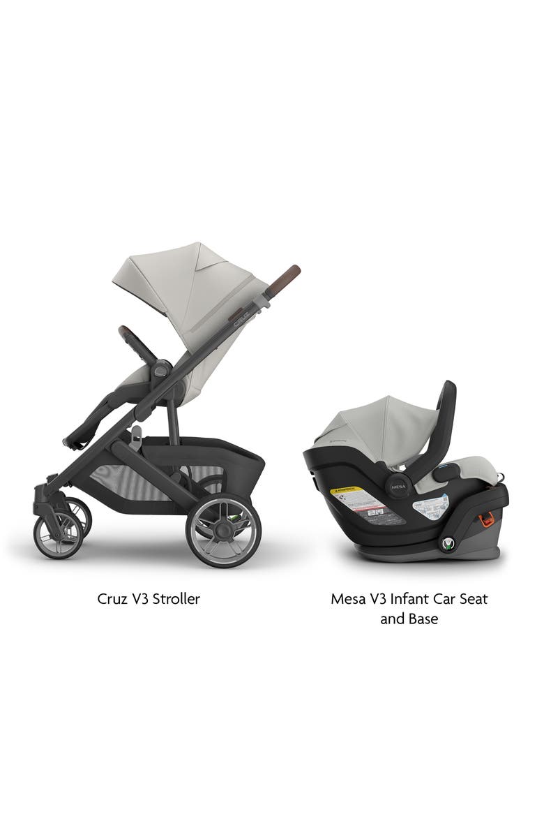 UPPAbaby Cruz V3 Stroller & Mesa V3 Infant Car Seat Travel System, Alternate, color, Savannah