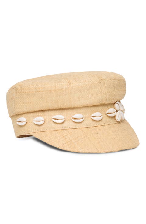 Alfama Straw Newsboy Hat